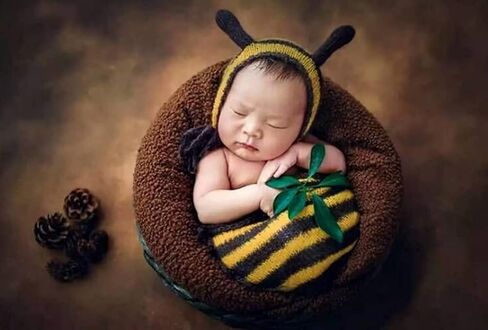 الوليد الشهري الطفل صور الدعائم وتتسابق بنين فتاة النحل قبعة Sleepingbag صورة تبادل لاطلاق النار زي الوليد التصوير الدعائم in Kuwait