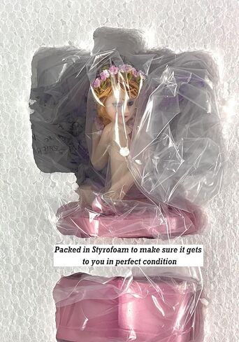 صندوق مجوهرات على شكل قلب من اينت ات نايس، تمثال خيالي قابل للتجميع مع قبعة بلوط منحوتة، 2.5 (طول) 2.25 (عرض) 4.25 انش (ارتفاع) in Kuwait