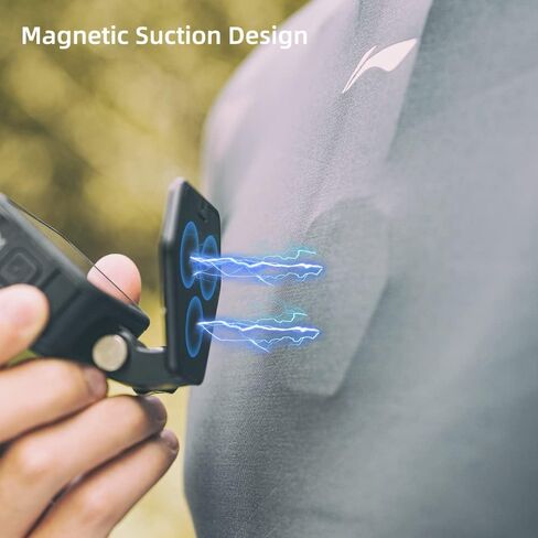 سوريو حامل كاميرا اكشن مغناطيسي، حامل مغناطيسي على الصدر مع حزام للرقبة متوافق مع جوبرو هيرو 11/10/9/8/7/6، جوبرو ماكس، دي جيه اي اوسمو اكشن 3 والمزيد in Kuwait