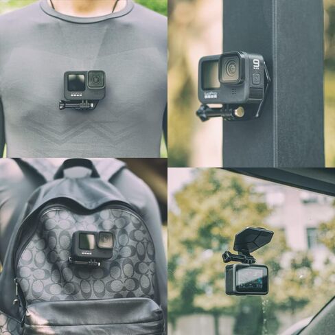 سوريو حامل كاميرا اكشن مغناطيسي، حامل مغناطيسي على الصدر مع حزام للرقبة متوافق مع جوبرو هيرو 11/10/9/8/7/6، جوبرو ماكس، دي جيه اي اوسمو اكشن 3 والمزيد in Kuwait