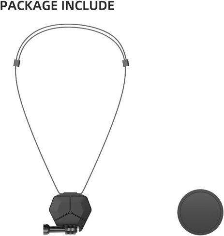 سوريو حامل كاميرا اكشن مغناطيسي، حامل مغناطيسي على الصدر مع حزام للرقبة متوافق مع جوبرو هيرو 11/10/9/8/7/6، جوبرو ماكس، دي جيه اي اوسمو اكشن 3 والمزيد in Kuwait