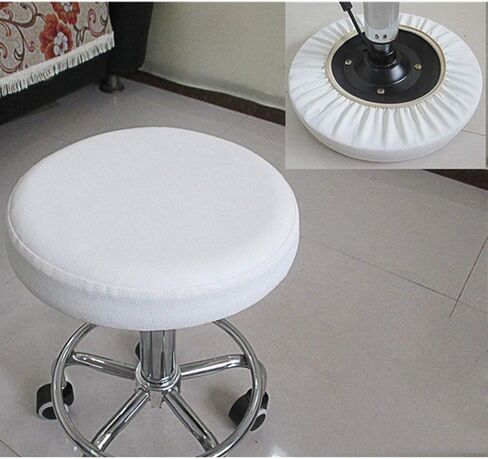 غطاء مقعد دائري من Augld مصنوع من الجلد الصناعي المقاوم للماء مقاس 12.5 بوصة باللون الأحمر in Kuwait