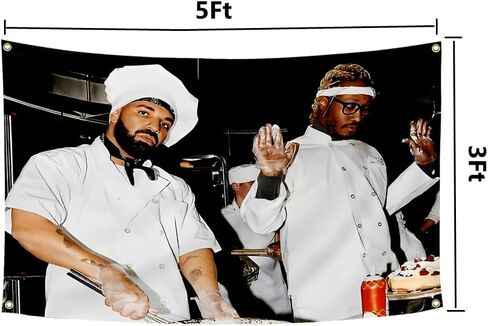 WSINO دريك والمستقبل مضحك العلم 3x5 أقدام لايف هو جيد نسيج كلية غرفة النوم رجل الكهف الجدار ملصق in Kuwait