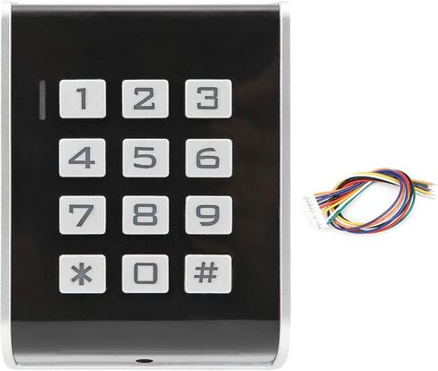 Door Keyboard Access Controller, 2000 Users, RFID Password, Door Entry Card Reader, Backlit Keyboard, Tamper Alarm, Suitable for Hospitals, Building in Kuwait