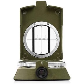 Swiss Safe Multifunction Military Survival Compass (Army Green) - Premium Navigational Compass for Camping, Hiking, Outdoors & Emergency Survival Situations in Kuwait