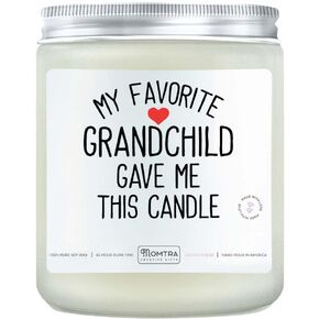 Grandma Gifts from Grandchildren/Granddaughter - Mimi Birthday, 8oz Lavender Candle - Unique Gift Idea for Best Grandma, Mothers Day, Nana, Gigi, Promoted to, Great, First Time, to Be in Saudi Arabia