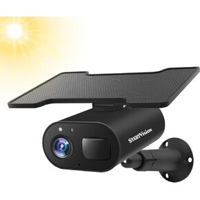 Solar Powered Security Camera,Wireless Security Camera Outdoor ,1080P Solar Rechargeable Battery Power IP Home Cameras,Night Vision, PIR Motion Detection, 2-Way Audio,IP65 Waterproof,Cloud Storage in Kuwait