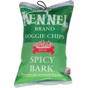 Felix & Fido Potato Chip Bag Funny Dog Toys - Fun Plush Squeaker Food Toy for Small & Medium Dogs-Fetch Anti Anxiety Interactive Squeaky Chew-Large Plush Stuffing Puppy Enrichment Gifts - Lazy Doggies in Saudi Arabia