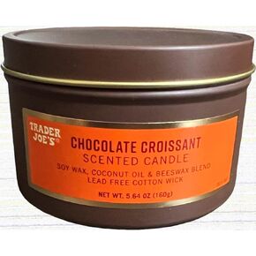 شمعة معطرة بالكرواسون بالشوكولاتة من Trader Joe، 5.64 أونصة (عبوة من قطعة واحدة) in Saudi Arabia
