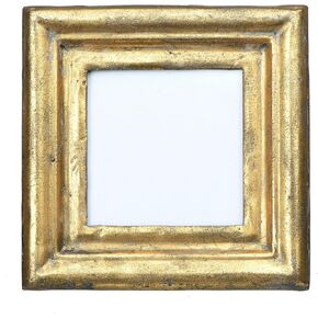 Creative Co-Op Antiqued Gold Square Picture Frame (Holds 3.5" x 3.5" Photo) in Saudi Arabia