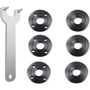 HAKATOP Angle Grinder Wrench Spanner Metal Lock Nut Fits Dewalt Milwaukee Makita 193465-4 Bosch Black & Decker Ryobi 4.5" 5" 5/8-11 in Kuwait