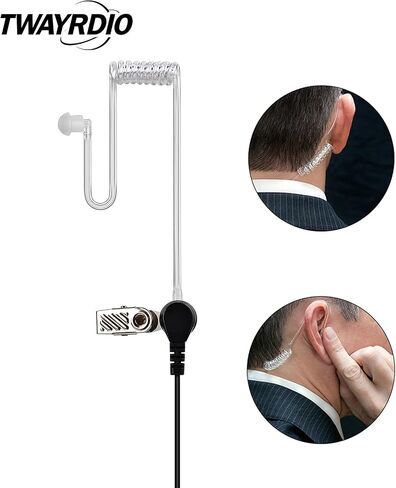 TWAYRDIO Acoustic Air Tube Earpiece Ear Piece for YAESU VX110 VX150 VX1R VX2R VX3R VX5R, Radio Headset with Medium Replacement Earmolds for FT1DR FT2DR FT5DR FT3DR FT70DR FT60R Handheld Transceiver in Saudi Arabia