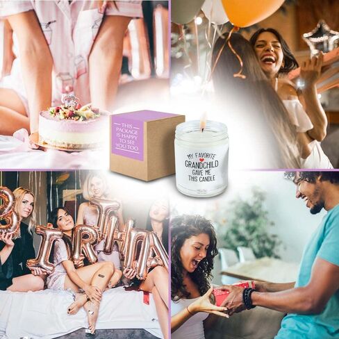 Grandma Gifts from Grandchildren / Granddaughter - 8oz Lavender Candle - Idea for Best Grandma, Mothers Day, Promoted to, Great Birthday, First Time, to Be That She Will Love in Saudi Arabia
