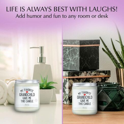 Grandma Gifts from Grandchildren / Granddaughter - 8oz Lavender Candle - Idea for Best Grandma, Mothers Day, Promoted to, Great Birthday, First Time, to Be That She Will Love in Saudi Arabia
