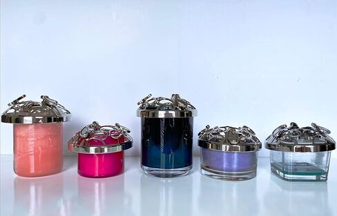 Peek Product Designs Adjustable Candle Topper for Jar Candles - Paisley - Candle Cover Shade Sleeves Candle Lid in Saudi Arabia