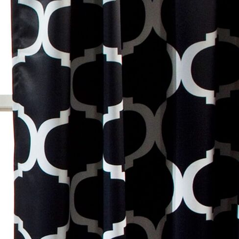 Lush Decor Geo Valance, 18 x 52, Navy in Saudi Arabia