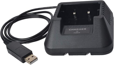 HYS اسلكية تخاطب شاحن USB شاحن بطارية ليثيوم أيون 100 فولت-240 فولت ل Baofeng UV-5R 5RA 5RB 5REPLUS اتجاهين الراديو in Saudi Arabia
