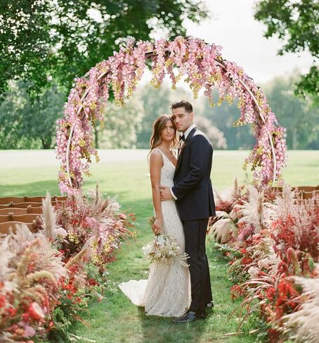 6 قطع من DearHouse صناعية كبيرة من الوستارية الصناعية المزيفة من كرمة راتا للتعليق على شكل إكليل من الحرير وحفلات الزفاف وديكور المنزل (أزرق) in Kuwait