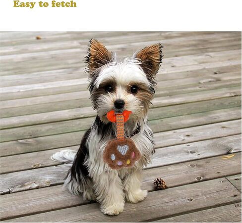 Volacopets Puppy Toys for Teething, Cute Little Puppy chew Toys for Boredom, Dog Squeaky stimulating teether Toy for Small Breed, Interactive Puppy Chewing Toys in Kuwait