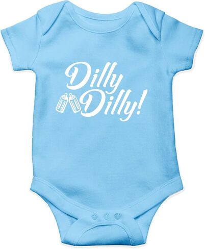 AW Fashions Dilly Dilly - اشرب وهتف مع الأب، صديق الأب للشرب - بدلة أطفال لطيفة من قطعة واحدة in Saudi Arabia