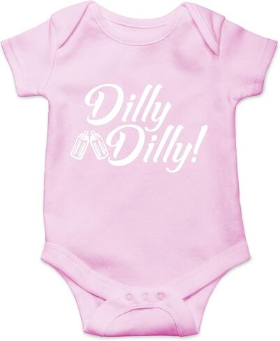 AW Fashions Dilly Dilly - اشرب وهتف مع الأب، صديق الأب للشرب - بدلة أطفال لطيفة من قطعة واحدة in Saudi Arabia