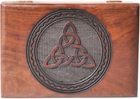 ABHISUBYA Handmade Wooden Box, Jewelry Organizer, Storage Box, Jewelry Boxes & Organizers, Gothic Decor, Wedding Gifts - Decorative Box7 in Kuwait