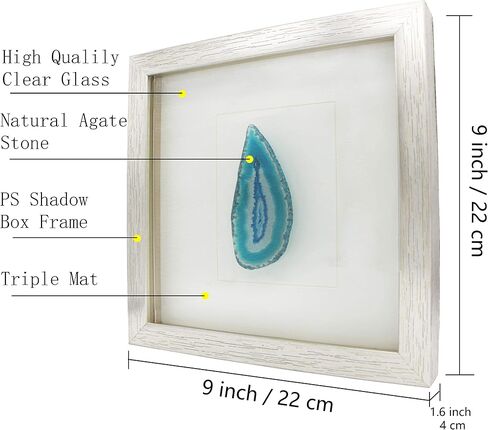 Orange Internet 9inx9inBlue Agate 3D Wall Art Personalized Signsr Wall Decorations For Birthday Modern Art Wall Decor Wall Decor For Graduation Party Dining Wall Art 89SA051 in Saudi Arabia