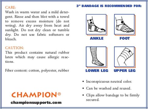 CHAMPION Reusable Elastic Bandage, Beige, Universal, 3 Inch Wide in Saudi Arabia