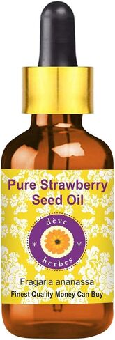Deve Herbes Pure Strawberry Seed Oil (Fragaria ananassa) with Glass Dropper 50ml (1.69 oz) in Saudi Arabia