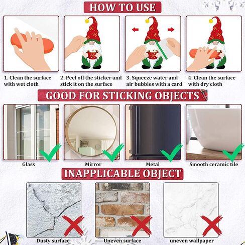 Easter Window Clings Gnome Window Stickers for Glass Decorations Elf Window Decals with Colorful Gnome Bunny Eggs Flowers Design for Easter Kids Party Decorations 9 Sheets in Kuwait