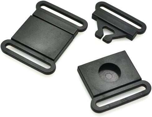 20pcs/Pack Plastic Safty Breakaway Belt Buckles Bra Accessories Pet Collar Webbing 10mm 15mm 20mm 25mm (Webbing Size 25mm) in Saudi Arabia