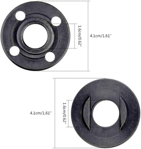 HAKATOP Angle Grinder Wrench Spanner Metal Lock Nut Fits Dewalt Milwaukee Makita 193465-4 Bosch Black & Decker Ryobi 4.5" 5" 5/8-11 in Kuwait