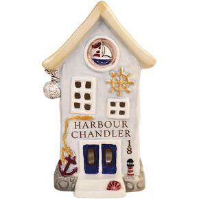 Blue Sky Ceramics Harbour Chandler Candle House, Multi (19206)