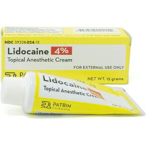 Lidocaine 4% Pain Relieving Topical Anesthetic Cream, 15 Gram (Compare to LMX) in Saudi Arabia