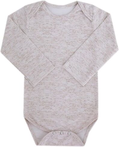 Copper Pearl Long Sleeve Bodysuit Baby: Ultra Soft Baby for Newborns, Boys, and Girls - Stylish, Comfortable, Overlap Shoulders, Premium Knit Fabric - Newborn, Midnight in Saudi Arabia
