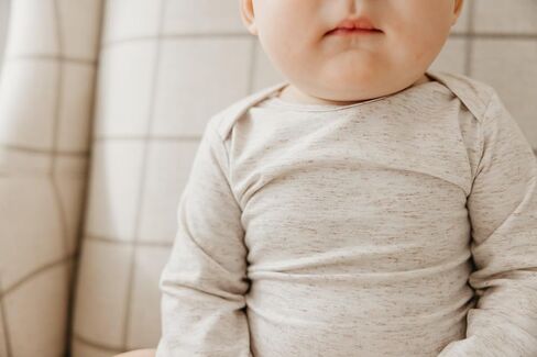 Copper Pearl Long Sleeve Bodysuit Baby: Ultra Soft Baby for Newborns, Boys, and Girls - Stylish, Comfortable, Overlap Shoulders, Premium Knit Fabric - Newborn, Midnight in Saudi Arabia