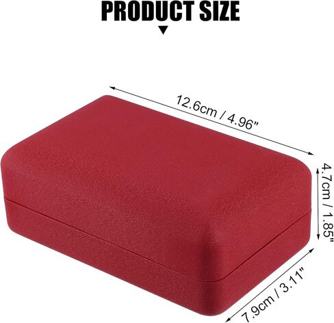 VOCOSTE Multiple Ring Box, Jewelry Storage Display Stand Ring Organizer Case PU Leather Gift Box for Wedding Engagement Birthday, Black in Saudi Arabia