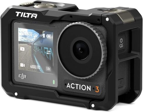قفص كاميرا Tilta متوافق مع مجموعة DJI Osmo Action 3 الأساسية (وردي)، درع واقي، يحسن الأداء الوظيفي مع خيارات التركيب لمختلف الملحقات | تا-T40-AP in Saudi Arabia