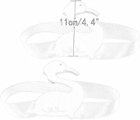 YIC YYC 2 قطعة فلامنغو ستارة مغناطيسية مشبك خشبي التعادل الخلفي غرفة الأطفال حامل الستارة in Kuwait