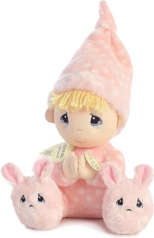 Aurora® Inspirational Precious Moments™ Precious Prayer Girl Stuffed Animal - Cherished Memories - Enduring Comfort - Pink 9.5 Inches in Saudi Arabia