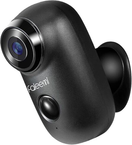 كاميرا مراقبة فاليمي لاسلكية تعمل بالواي فاي قابلة لإعادة الشحن تعمل بالبطارية، كاميرا مراقبة عالية الدقة مقاومة للطقس مع كشف الحركة، رؤية ليلية، صوت ثنائي الاتجاه، فتحة بطاقة الذاكرة، تخزين سحابي (أسود) in Kuwait