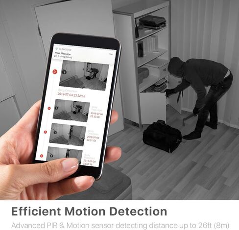 كاميرا مراقبة فاليمي لاسلكية تعمل بالواي فاي قابلة لإعادة الشحن تعمل بالبطارية، كاميرا مراقبة عالية الدقة مقاومة للطقس مع كشف الحركة، رؤية ليلية، صوت ثنائي الاتجاه، فتحة بطاقة الذاكرة، تخزين سحابي (أسود) in Kuwait