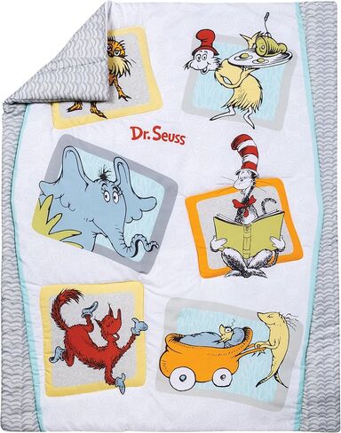 طقم سرير أطفال الدكتور سوس فريندز من 5 قطع من تريند لاب، متعدد (30016) in Kuwait