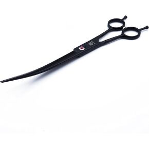 Dream Reach 9 "Twin Tail Professional Pet Dog قطع في اتجاهين أو مقص منحني، مصنوع من الفولاذ المقاوم للصدأ 9CR الراقي (قوس قزح) (A-9 بوصة-قوس قزح)