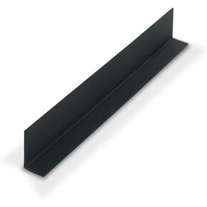Outwater Plastics 1920-Bk Black 1 Inch X 1/2 Inch X 3/64 (.04) Inch Thick Styrene Angle Plastic Angle Moulding 46 Inch Lengths (Pack of 3) in Saudi Arabia