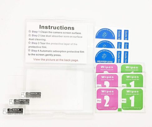 واقي شاشة متوافق مع كاميرا فيديو إنستا360 ون X2 الرياضية (3 حزم)، طبقة واقية من الزجاج المقسى WH1916 المضادة للفقاعات وبصمات الأصابع مضادة للغبار والكسر in Kuwait