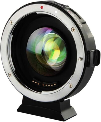 محول معزز بؤري مقلل البؤري VILTROX EF-M2II بتركيز تلقائي 0.71x متوافق مع عدسات سلسلة حوامل Canon EF لكاميرا M4/3 GH4 GH5 GF6 GF1 GX1 GX7 E-M5 E-M10 E-M10II E-PL5 وما إلى ذلك... in Saudi Arabia