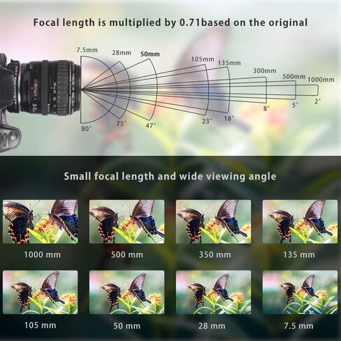 محول معزز بؤري مقلل البؤري VILTROX EF-M2II بتركيز تلقائي 0.71x متوافق مع عدسات سلسلة حوامل Canon EF لكاميرا M4/3 GH4 GH5 GF6 GF1 GX1 GX7 E-M5 E-M10 E-M10II E-PL5 وما إلى ذلك... in Saudi Arabia