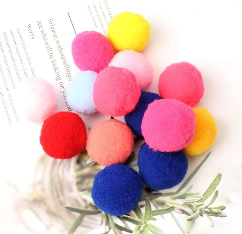Jegtew Cat Toys, 30 Pcs Kitten Cat Ball Toys, Plush Pets Ball Toys, Puppies Play Sponge Ball in Kuwait
