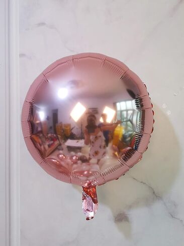 طقم بالونات ذهبية وردية من DIY، 70 قطعة من بالونات اللاتكس، بالونات قصاصات ورق، بالونات من رقائق معدنية، مجموعة من قوس إكليل الزهور لحفلات أعياد الميلاد وحفلات الزفاف وحفلات الزفاف وديكور مكان الخلفية (ذهبي وردي) in Kuwait